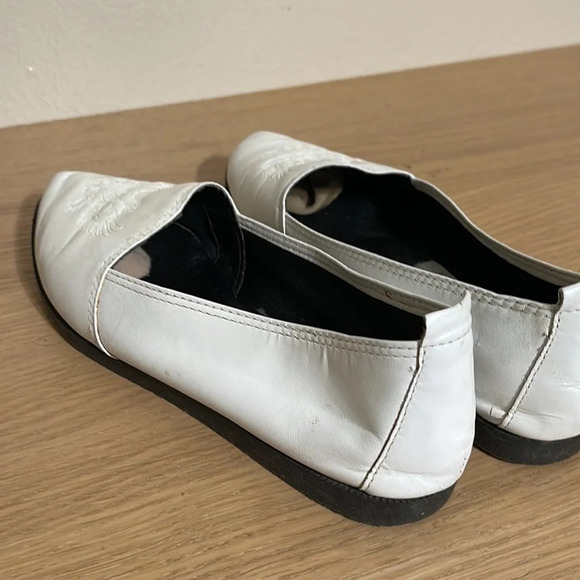 Vintage LJ Simone White loafers flats size 6.5 - Picture 6 of 16